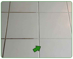 grout lines after cleaning